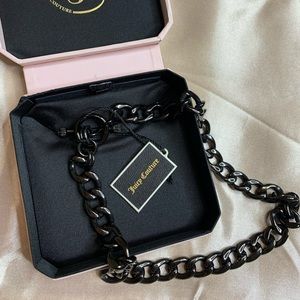 NEW Black Juicy Couture Link chain